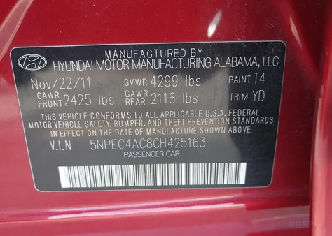 5NPEC4AC8CH425163